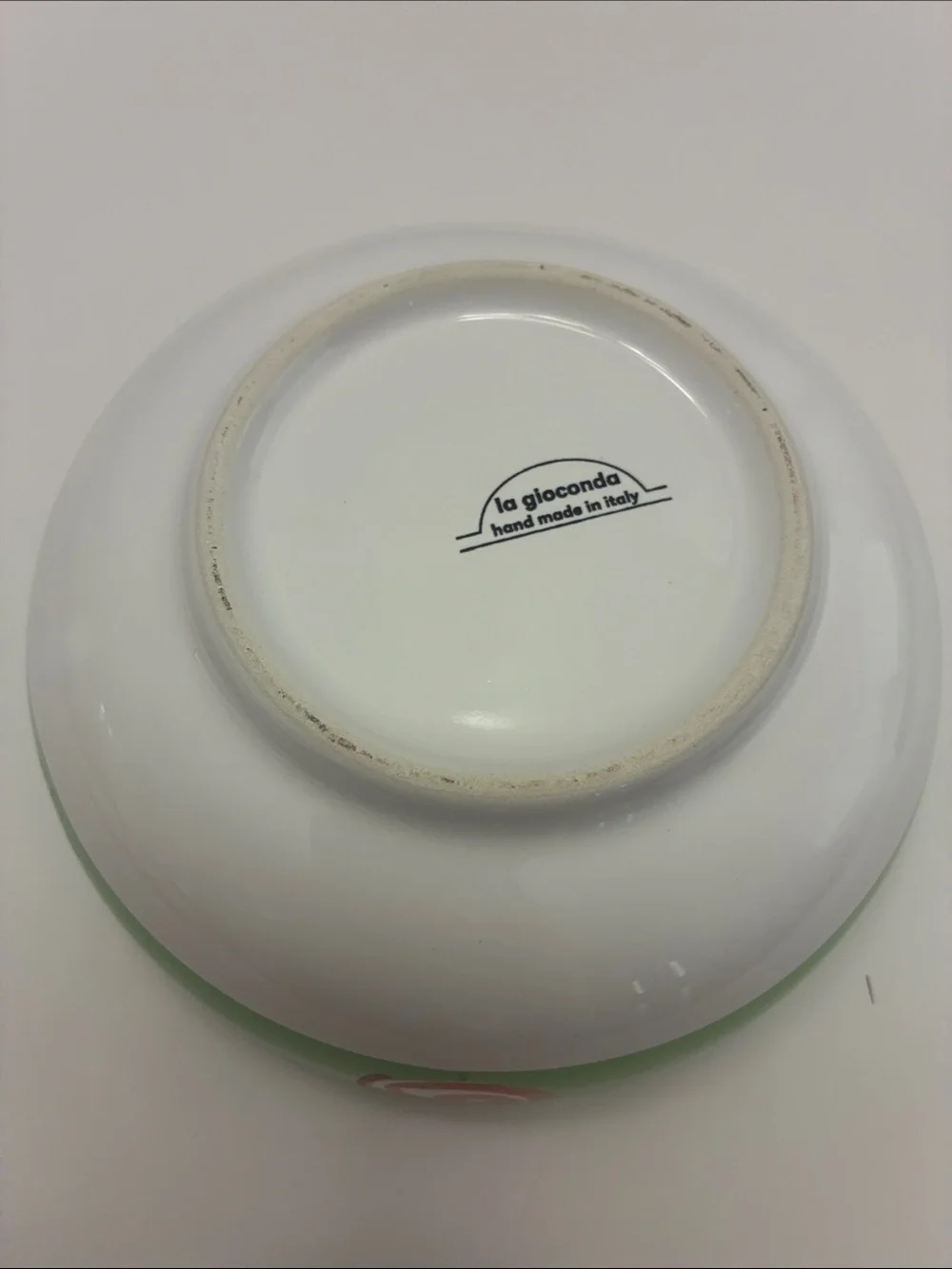 Handmade Ceramic Dog Bowl with Playful Spot Puppy Design - White and Red